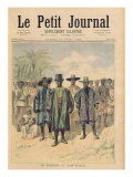 Dahomeans on the Champs de Mars, Illustration from 'Le Petit Journal', 22th April 1893 Giclee Print by Henri Meyer