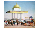 King George V at the Delhi Durbar, 1911 Giclee Print by John L. Pemberton