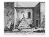 Tomb of Voltaire at Ferney, Engraved by Jacques Philippe Le Bas Giclee Print by Michel Vincent Brandoin