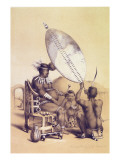 Umpanda the King of the Amazulu, 1849 Giclee Print by George French Angas
