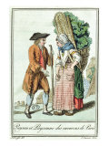 Peasants from the Paris Region, from 'Encylopedie des Voyages' by Jules Grasset de Saint-Sauveur reproduction procédé giclée par L.f. Labrousse