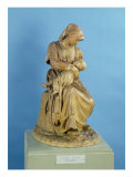 Peasant Woman Feeding her Child reproduction procédé giclée par Aime Jules Dalou