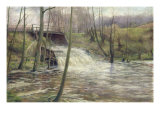 A Mill Stream reproduction procédé giclée par Karl Oderich