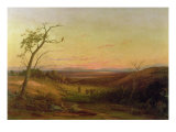 A View of Adelaide at Sunset Giclee-trykk av Knud Geelmuyden Bull