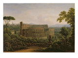 View of the Colosseum from the Palatine Hill, Rome, 1816 Giclee Print by Fedor Mikhailovich Matveev