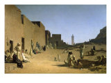 Laghouat in the Algerian Sahara, 1879 reproduction procédé giclée par Gustave Guillaumet
