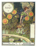 Agosto Lámina giclée por Eugene Grasset Agosto Lámina giclée por Eugene Grasset