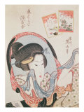 Woman at her Mirror, published c.1830 Lámina giclée por Kitugawa Eizan Woman at her Mirror, published c.1830 Lámina giclée por Kitugawa Eizan