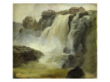 Haugfoss in Norway, 1827 Giclee Print by Christian Ernst Bernhard Morgenstern