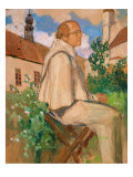 Portrait of the Geneticist Johann Gregor Mendel, 1926 Giclee Print by Mikhail Dmitrievich Ezuchevsky
