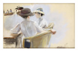 Two Ladies by the Water Giclee Print by Max Liebermann
