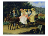 A Run, 1845-46 Giclee-trykk av Aleksandr Pavlovich Bryullov A Run, 1845-46 Giclee-trykk av Aleksandr Pavlovich Bryullov