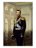 Portrait of Emperor Nicholas II, 1900 Giclee Print by Baron Ernest Friedrich Von Liphart
