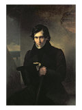 Portrait of the Russian author Nestor Kukolnik Giclee-trykk av Aleksandr Pavlovich Bryullov Portrait of the Russian author Nestor Kukolnik Giclee-trykk av Aleksandr Pavlovich Bryullov