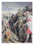 Ivanhoe by Sir Walter Scott: The Death of Sir Brian de Bois-Guilbert Giclee Print by John Augustus Atkinson
