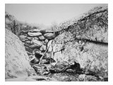 Dead Confederate Sharpshooter at Round Top, Gettysburg, July 1863 Giclée-tryk af Alexander Gardner