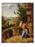 St. Jerome in a Landscape, c.1500-10 Giclee Print by Giovanni Battista Cima Da Conegliano
