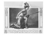 Mata Hari in a War Dance, Early 20th Century Giclee Print by A. Bert