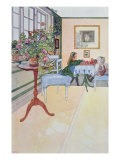 A Game of Chess, early twentieth century Giclee Print by Carl Larsson