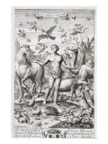 Adam in Paradise with the Animals Giclee Print by G Freman