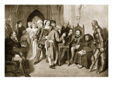 James Iv before the Battle of Flodden Field Giclee Print by John Faed