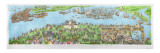 The Encampment of the English Forces Near Portsmouth During the Battle of the Solent, 1778 Giclee-trykk av James Basire