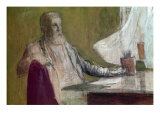 Self Portrait, 1893-95 Lámina giclée por Arnold Bocklin