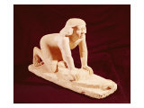 Model of a Servant Grinding Grain, Old Kingdom, from Saqqara Lámina giclée Model of a Servant Grinding Grain, Old Kingdom, from Saqqara Lámina giclée