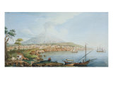 Mount Vesuvius, 'Campi Phlegraei: Observations on Volcanoes of Two Sicilies', Sir William Hamilton Giclee Print by Pietro Fabris