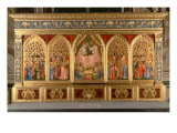 Coronation of the Virgin Polyptych Giclee Print by Ambrogio Bondone Giotto