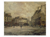 Place Maubert, Paris, 1888 Giclee Print by Emmanuel Lansyer