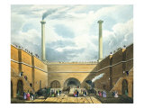 Entrance at Edge Hill, Liverpool, Plate 2 from 'Liverpool and Manchester Railway' Giclee-trykk av Thomas Talbot Bury Entrance at Edge Hill, Liverpool, Plate 2 from 'Liverpool and Manchester Railway' Giclee-trykk av Thomas Talbot Bury