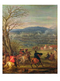 Louis XIV reproduction procédé giclée par Adam Frans van der Meulen