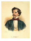 Johann Strauss the Elder Giclee Print by Josef Nikolaus Kriehuber Johann Strauss the Elder Giclee Print by Josef Nikolaus Kriehuber