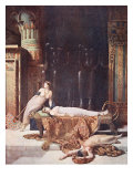 The Death of Cleopatra, Illustration from 'Hutchinsons History of the Nations', C.1910 Reproduction procédé giclée par John Collier