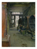 In the Vinegar Factory in Hamburg, 1891 Reproduction procédé giclée par Gotthardt Johann Kuehl
