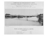 Bridge of Santa Cruz De La Laguna, Manila, February 1891 Giclee Print by Albert Fernique