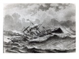 The Disaster to the Great Eastern in September, 1861 Giclee Print by Louis Lebreton