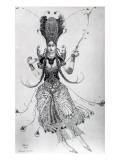 Costume Design for 'The Firebird', 1910 Giclee Print by Leon Bakst