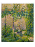 Woman in the Garden Giclée-Druck von Hippolyte Petitjean