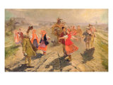 Wedding Procession in the Orel Region Giclee Print by Vladimir Egorovic Makovsky