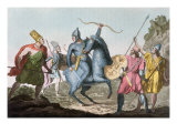 Military Costumes of the Arsacide Dynasty, 1821 Giclee Print by Carlo Botticelli