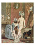 La Toilette, Engraving by Louis Marin Bonnet Giclee Print by Nicolas Rene Jollain