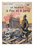 'La Belgique a Feu et a Sang' by Maxime Vuillaume, c.1920 Giclee-trykk av Ernest Auguste Bouard