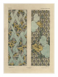Floral Patterns, from 'Fantaisies Decoratives', engraved by Gillot, Librairie de l'Art, Paris, 1887 Lámina giclée por Jules Auguste Habert-dys