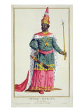 King Chau-Haraye of Siam Giclee Print by Pierre Duflos