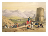 The Valley of Maidan, from 'Sketches in Afghaunistan', engraved by Charles Haghe Lámina giclée por James Atkinson