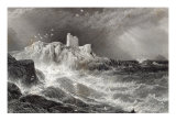 Turnbury Castle, engraved by S. Bradshaw, printed by Cassell and Company Ltd Giclee Print by Myles Birket Foster
