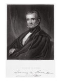James Knox Polk, engraved by Henry Bryan Hall Giclee Print by George Peter Alexander Healy