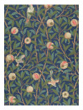 'Bird and Pomegranate' Wallpaper Design, printed by John Henry Dearle Giclée-Druck von William Morris